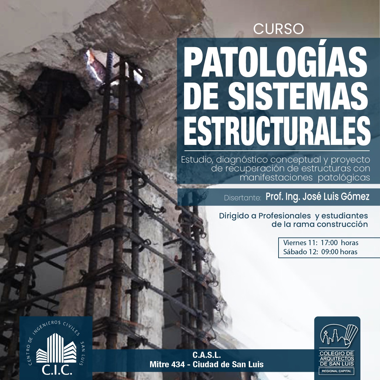 Curso presencial PATOLOGÍAS DE SISTEMAS ESTRUCTURALES