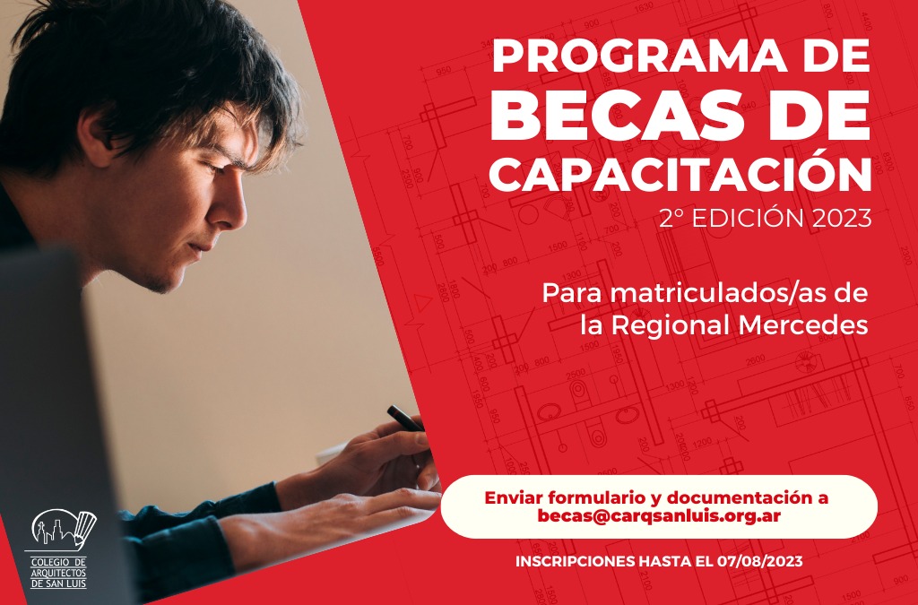 Programa de Becas de Capacitación para matriculados de la Regional Mercedes. 2° Edición 2023
