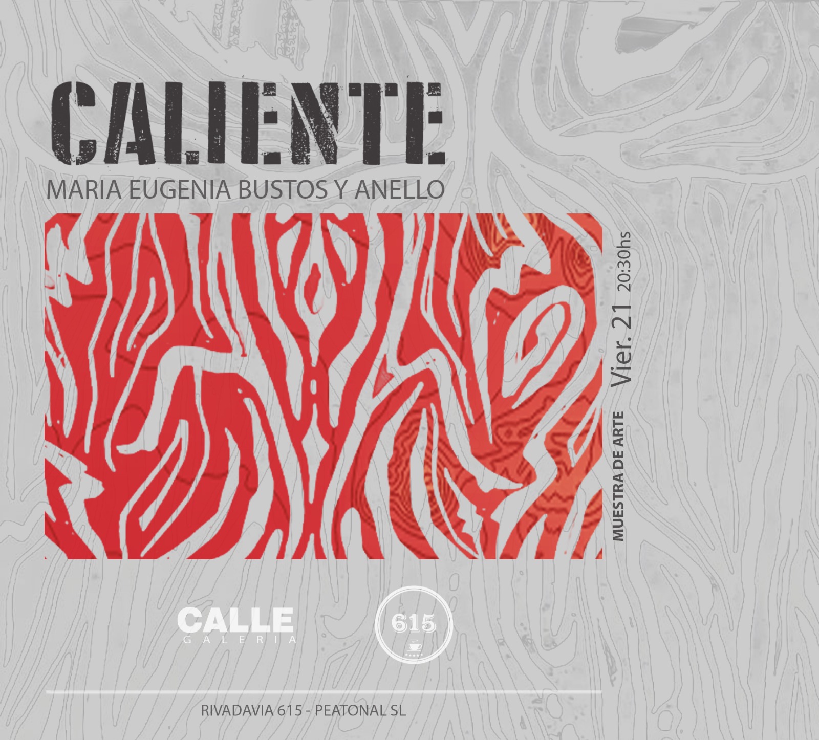 "Caliente" Muestra - Instalación de Grabado Mixto