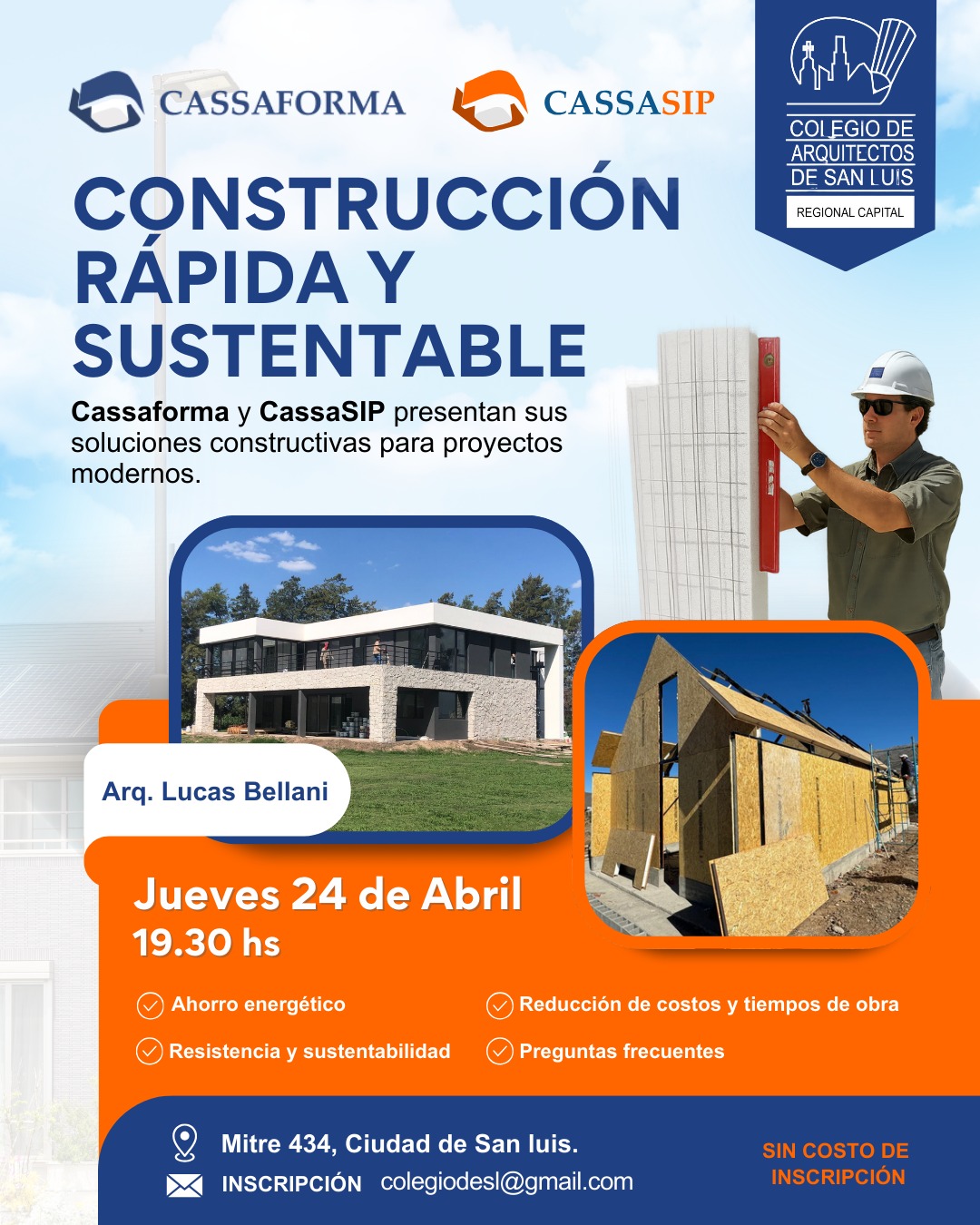 Charla Técnica “Construcción Rápida y Sustentable”
