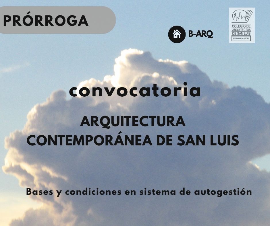 Prórroga en el plazo de participación de la Exposición Regional de Arquitectura Contemporánea